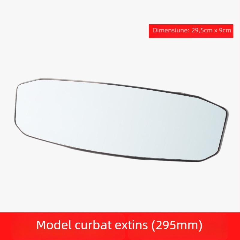 Bymaocar BY-1871 Oglindă retrovizoare interioară auto – câmp vizual lat, definiție înaltă, oglindă cu unghi larg pentru monitorizarea bebelușului pe scaunul din spate