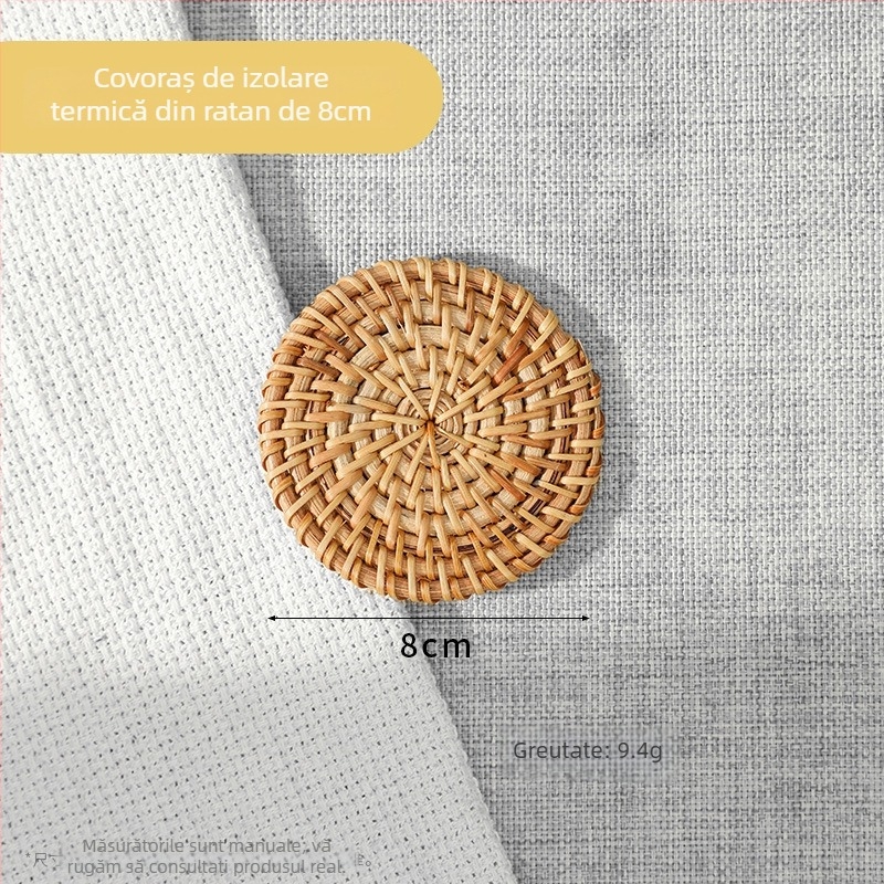Covoraș izolant din ratan — Brand Friendly; Material: lemn; Cod produs: Qtgrd-001; Stil rural; lansat toamna 2017