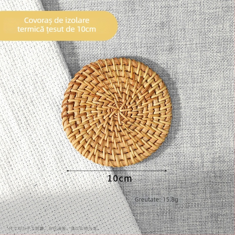 Covoraș izolant din ratan — Brand Friendly; Material: lemn; Cod produs: Qtgrd-001; Stil rural; lansat toamna 2017