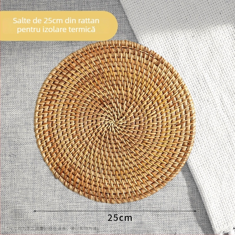 Covoraș izolant din ratan — Brand Friendly; Material: lemn; Cod produs: Qtgrd-001; Stil rural; lansat toamna 2017