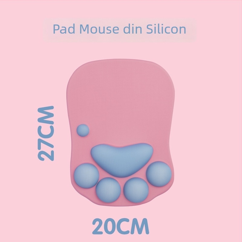 Suport pentru încheietură cu design pisică, din țesătură, model MZ-X5S4