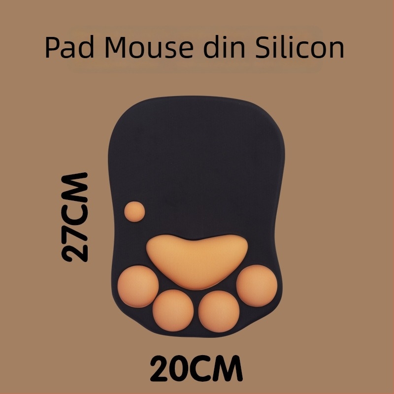 Suport pentru încheietură cu design pisică, din țesătură, model MZ-X5S4