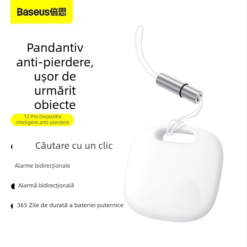 Baseus Bluetooth Smart tracker anti-pierdere BS-BF001, poziționare GPS, rază 30m, iOS compatibil, carcasă PC