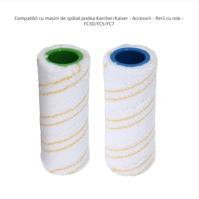 Consumabile Kärcher pentru mașina de curățat podea - kit perie cu role, pentru uz casnic, potrivit pentru suprafețe peste 150 m²