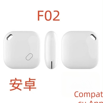 F02 Tracker Bluetooth Anti-Pierdere pentru chei, portofel și animale de companie • Poziționare globală • ABS • 7,4 g • CR2032 230 mAh