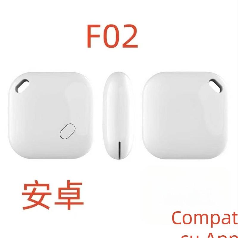 F02 Tracker Bluetooth Anti-Pierdere pentru chei, portofel și animale de companie • Poziționare globală • ABS • 7,4 g • CR2032 230 mAh