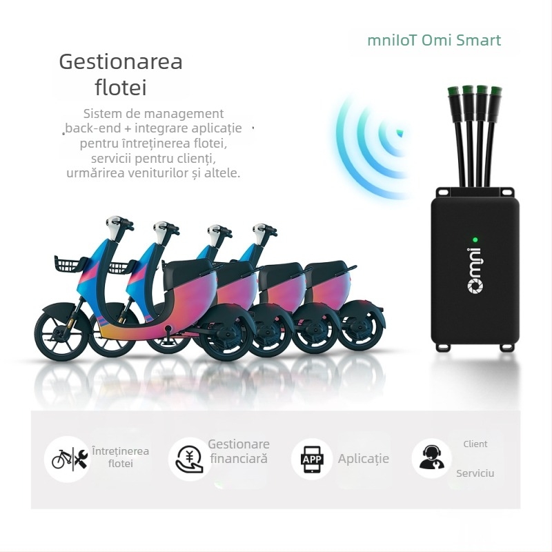 Senzor GPS pentru flote de vehicule electrice partajate și biciclete – Model M113, precizie GPS sub 10 m, alarmă mobilă, antenă 4G, impermeabil