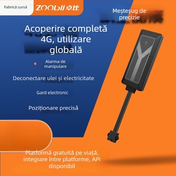 GPS tracker cu poziționare Beidou pentru mașini și vehicule electrice, dispozitiv cablat, alarme: deconectare alimentare, alertă mobilă, alarmă gardă; precizie poziționare 10; baterie polimerică, reîncărcabilă; nu este impermeabil