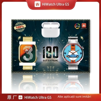Set de smartwatchuri actualizate I70/I80/I90 cu headset Bluetooth – 3 ceasuri, 7 brățări, ecran IPS, carcasă din aliaj de aluminiu, încărcare fără fir