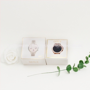 GEN9 ceas inteligent cu operare prin atingere și buton, ecran TFT, cadran pătrat, monitorizare ritm cardiac, încărcare fără fir