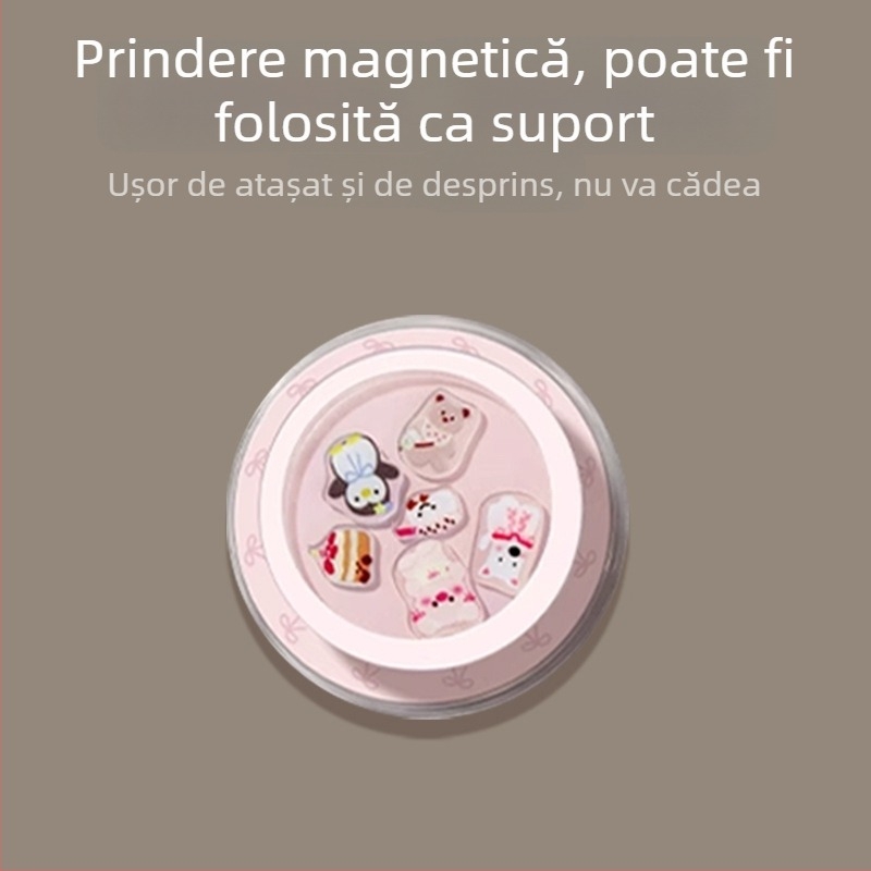 All grids Suport pentru telefon Snap-on, Seria Cartoon, Model universal, Material PC