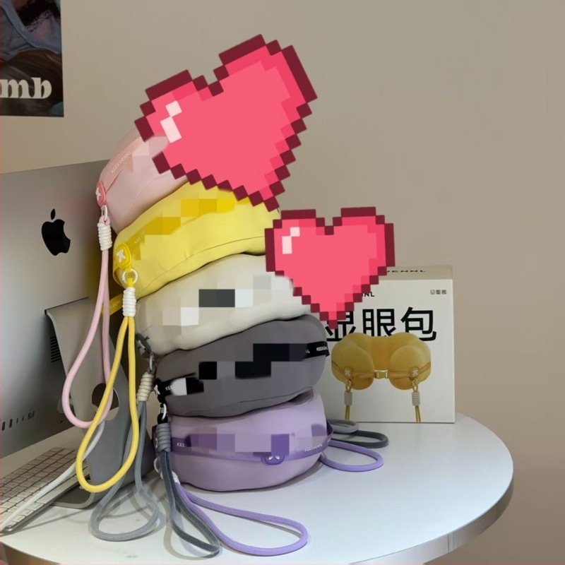 Perna cervicală U pentru călătorii, cu umplutură memory foam, husă ice-silk, utilizare universală, stil modern minimalist, model 0018