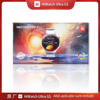 Smartwatch 4 Pro+ cu afișaj IPS, cadran pătrat, carcasă din aliaj de aluminiu, rezistent la apă pentru uz zilnic, apel Bluetooth