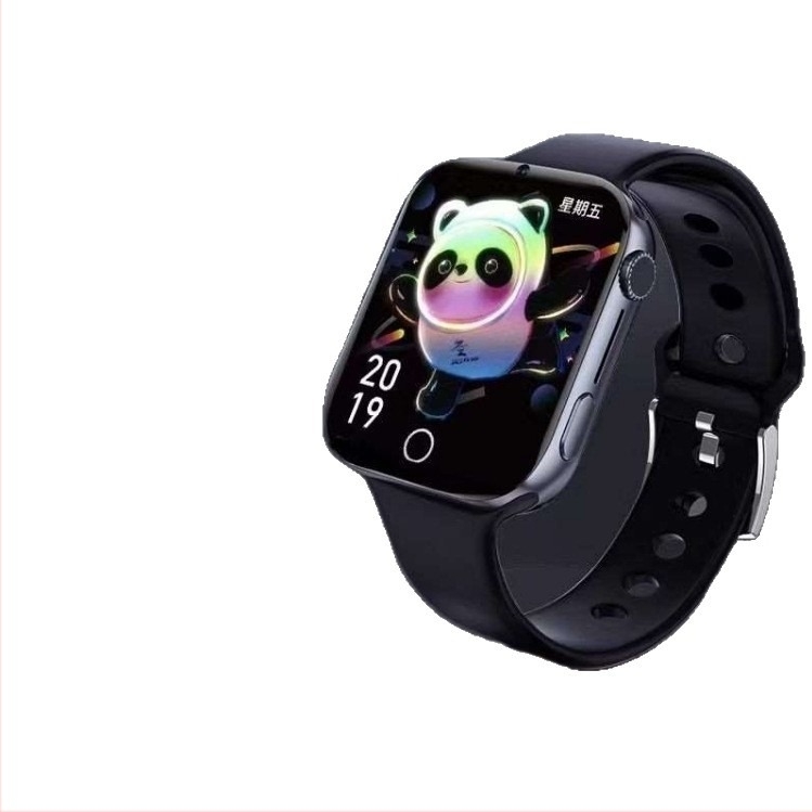 Ceas inteligent pentru copii cu apeluri și plată, impermeabil, slot SIM, curea din silicon, ecran TFT pătrat, model A129