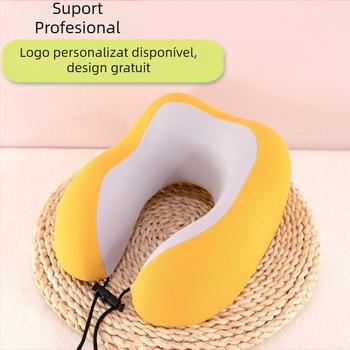 Perne de călătorie cu formă U din spumă cu memorie (Umplere: spumă cu memorie; Formă: U; Potrivit pentru toate vârstele; Stil: minimalist modern)