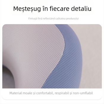 Perne de călătorie cu formă U din spumă cu memorie (Umplere: spumă cu memorie; Formă: U; Potrivit pentru toate vârstele; Stil: minimalist modern)