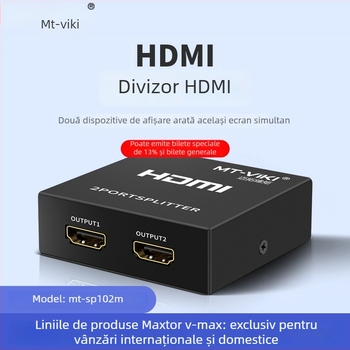 Divizor HDMI 1x2, 4K, MT-SP102M, Maxtor vimo