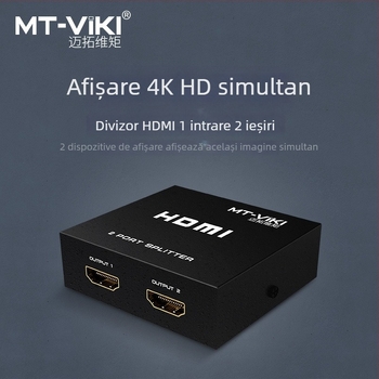 Divizor HDMI 1x2, 4K, MT-SP102M, Maxtor vimo
