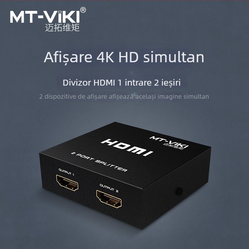 Divizor HDMI 1x2, 4K, MT-SP102M, Maxtor vimo