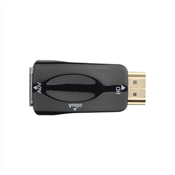 Adaptor HDTV la VGA cu audio (YH0016) - suport 1080p, compatibilitate universală, convertor de tip dongle