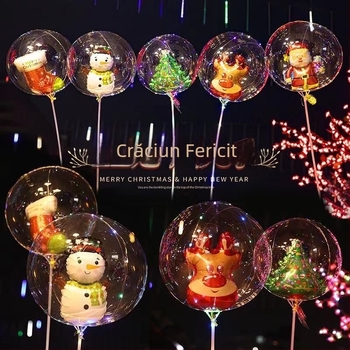 Balon rotund din hârtie, fără imprimare a logo-ului; potrivit pentru Crăciun și Anul Nou.