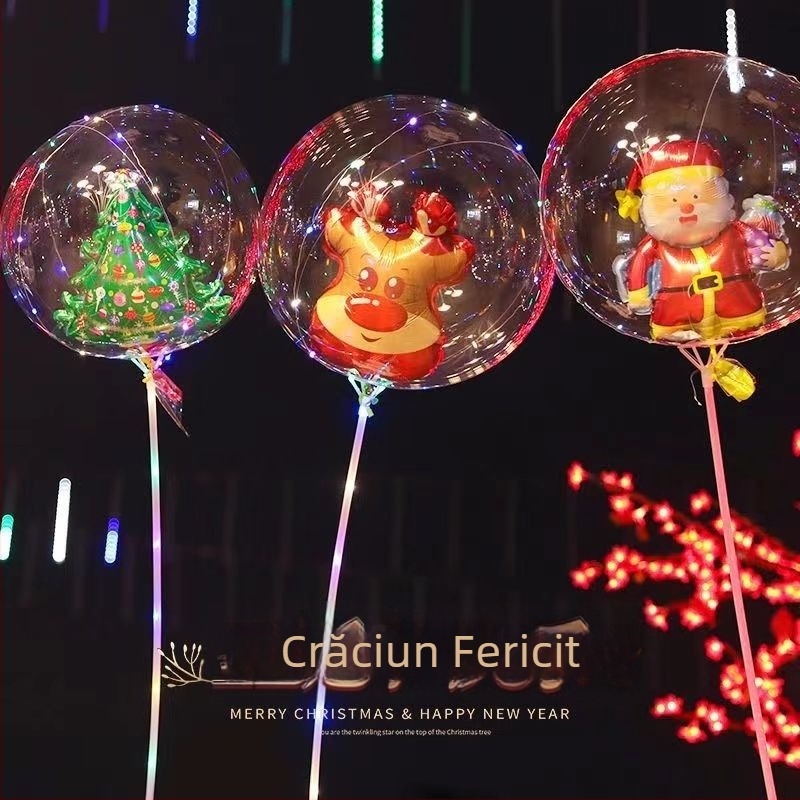 Balon rotund din hârtie, fără imprimare a logo-ului; potrivit pentru Crăciun și Anul Nou.