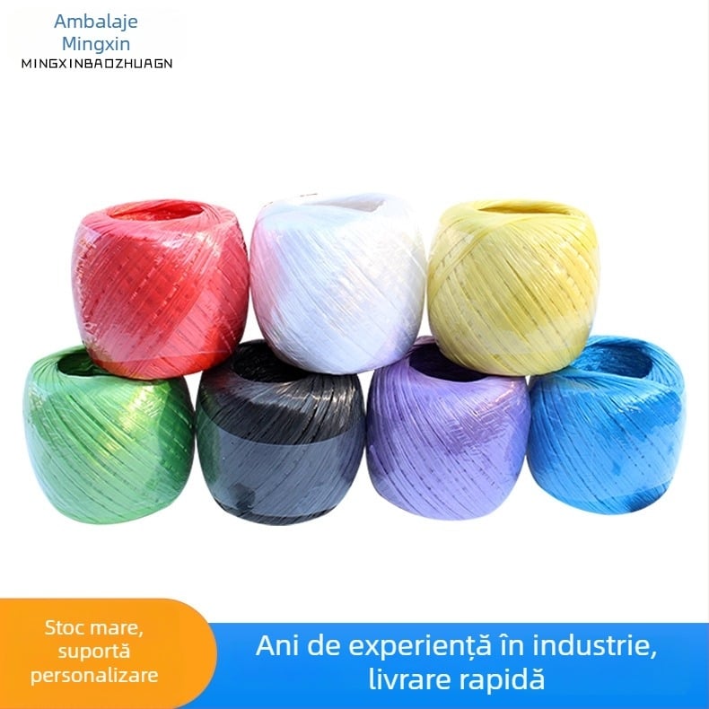 Sfoară de ambalare PP, lățime 30 mm, grosime 0,3 mm, rezistență la rupere 60–70 kg, pentru împachetări zilnice