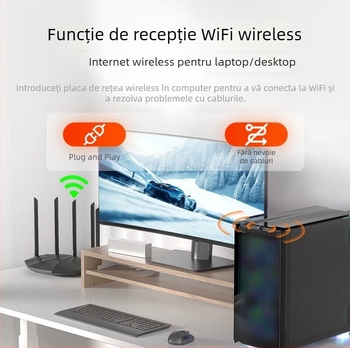 Tenda W311mi Card USB de rețea wireless pentru desktop - 286 Mbps, interfață USB, 2,4 GHz, 802.11g
