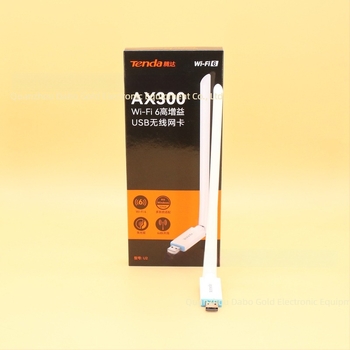Tenda U2 USB WiFi 6 cardă de rețea wireless fără driver pentru desktop, interfață USB, Ethernet 10/100 Mbps