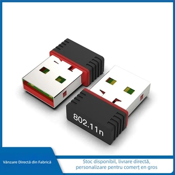 Card de rețea USB fără fir B-1300, interfață USB, 2.4 GHz, IEEE 802.11g/b/n, până la 1300 Mbps