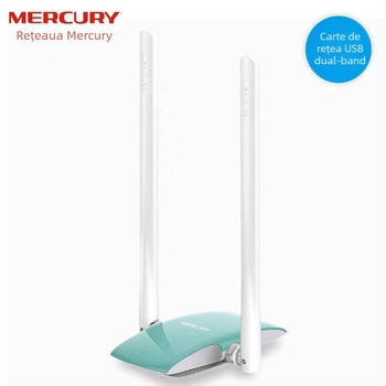 Mercury Ud13H adaptor USB rețea wireless Gigabit (Dual-Band, Fără driver, 10/100/1000 Mbps)