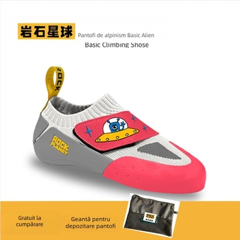 Pantofi pentru copii pentru cățărare, închidere Velcro, respirabili, talpă din cauciuc antiderapant pentru cățărare.