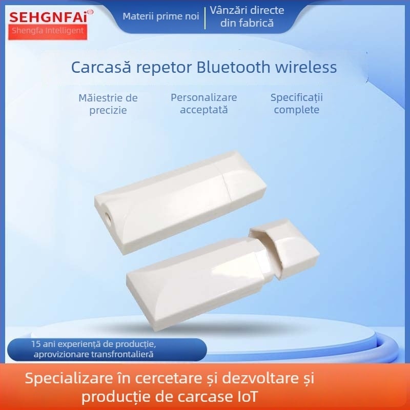 Carcasă ABS pentru card de rețea wireless USB cu transponder Bluetooth și interfață SAM pentru antenă