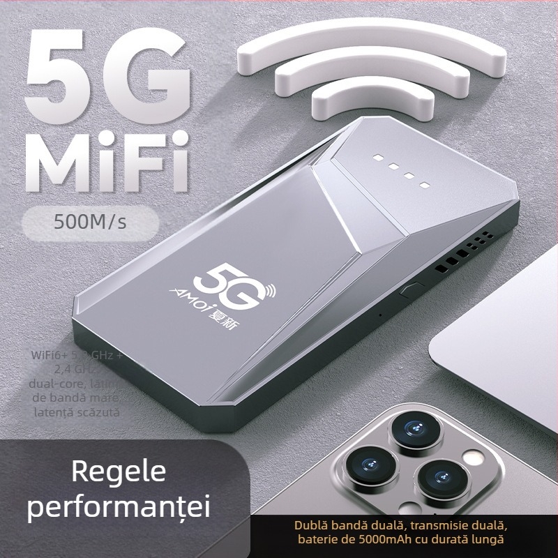 Router WiFi Portabil Dual‑Band – 300 Mbps, 802.11n, Suport aplicație Android, TD-SCDMA