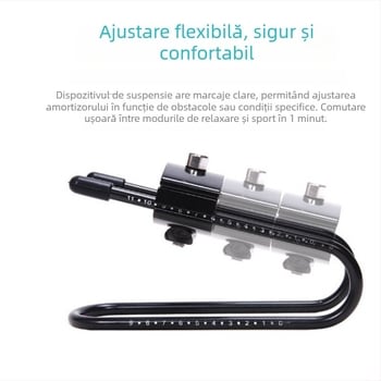 Amortizor pentru șa de bicicletă montană – model universal, Quickly Power, oțel arc avansat