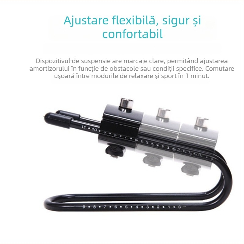 Amortizor pentru șa de bicicletă montană – model universal, Quickly Power, oțel arc avansat