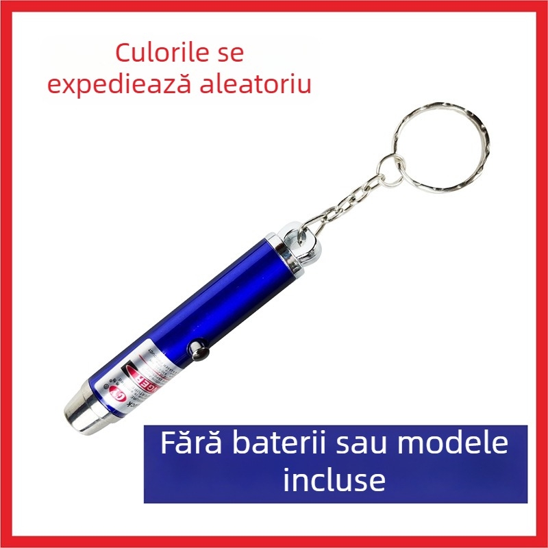 Yirui Proiector laser de jucărie nostalgic pentru copii, stil post-80 — proiecție multiplă, laser infraroșu, distracție pentru pisici