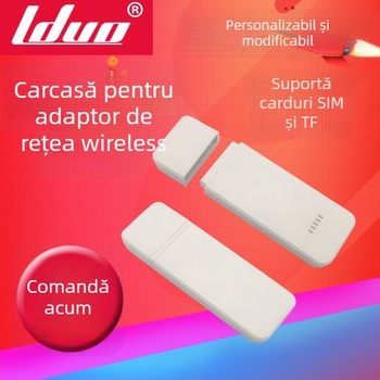 Carcasă pentru placă de rețea wireless, din ABS plastic, suport TF și USB