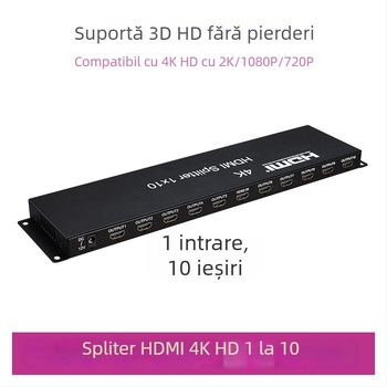 Distribuitor HDMI 1x16, bandă 300MHz, intrare/ieșire HDMI, alimentare 12V, transmisie până la 10 m