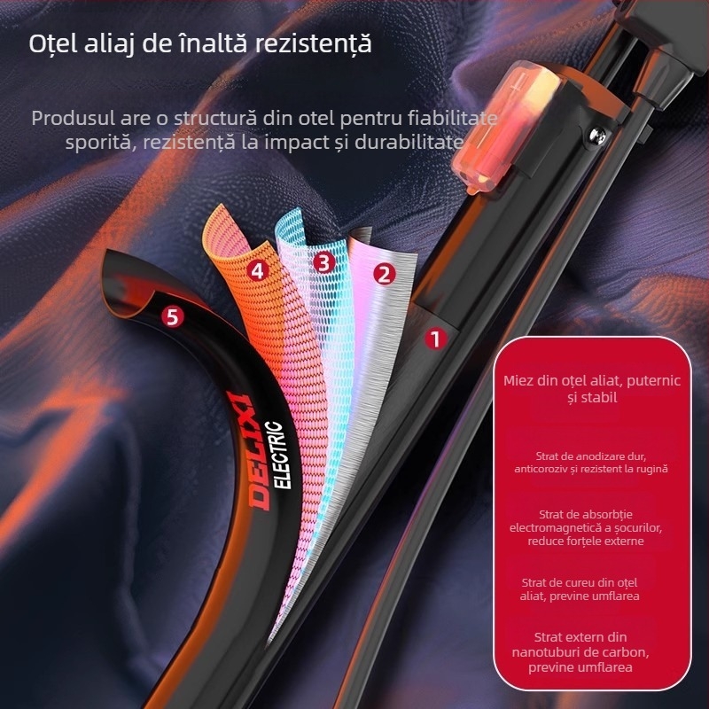 Pompa manuală pentru bicicletă, umflător mini portabil