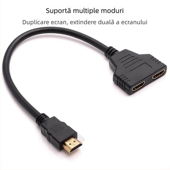 Cablu HDMI splitter 1x2, 1080P, HDMI 1.4, M-F