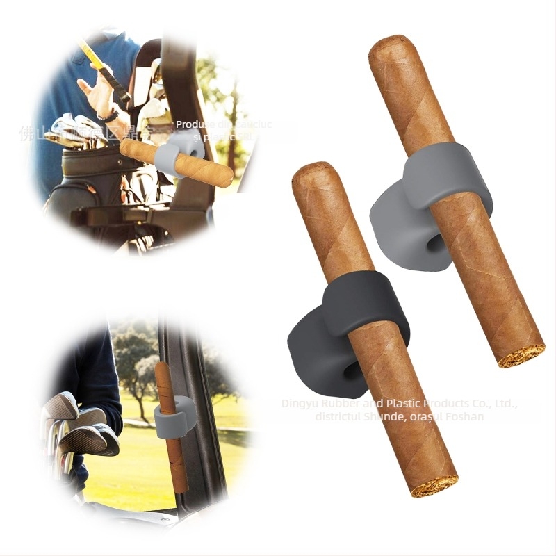 Suport magnetic pentru țigări de golf, pentru căruciorul de golf, din silicon, cu logo personalizabil