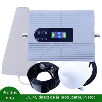 Amplificator de semnal 5G pentru casă și receptor, 700/900/1800/2100 MHz, rețea FDD, acoperire 100-800 m², firewall încorporat