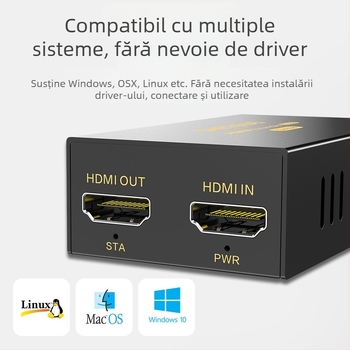 Extensor HDMI de rețea DH2120AB, 120 m transmisie RJ45, 1080p, trezire la distanță