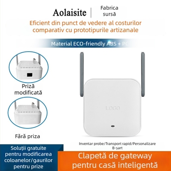 Carcasă pentru amplificatorul de semnal WiFi LYQ013, ABS+PC, carcasă electrică, marcă 013