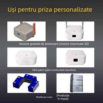 Carcasă pentru amplificatorul de semnal WiFi LYQ013, ABS+PC, carcasă electrică, marcă 013