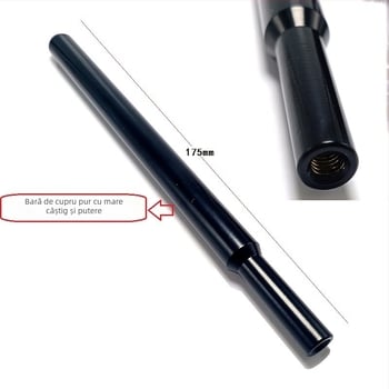 Antena FM pentru mașină Tuoyuqi, cu ventuză, câștig înalt pentru recepția semnalului îmbunătățită