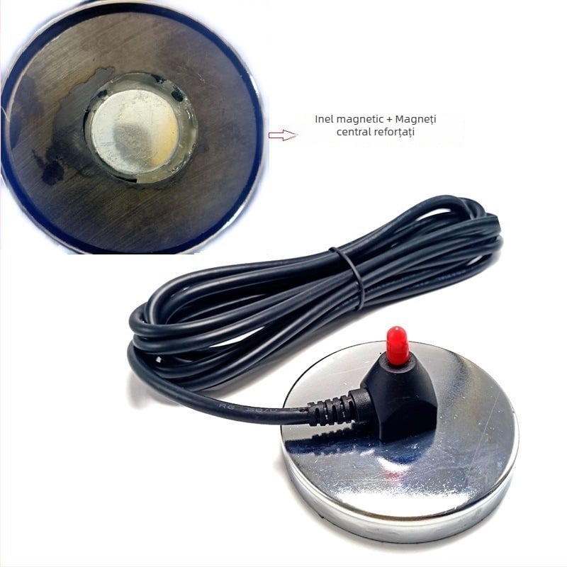 Antena FM pentru mașină Tuoyuqi, cu ventuză, câștig înalt pentru recepția semnalului îmbunătățită