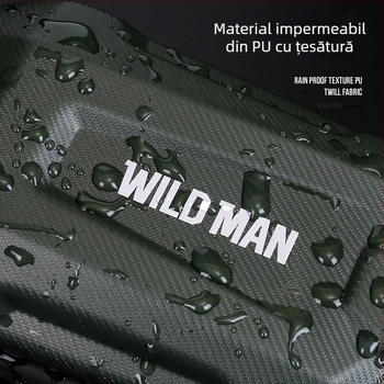 Geantă pentru șa bicicletă - PU+EVA+polyester; 0.8L; model GD700; brand WILD MAN; pentru depozitarea obiectelor mici și gadgeturilor