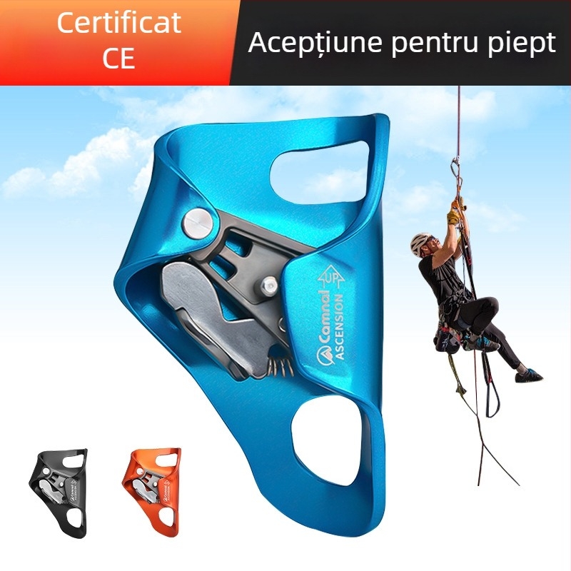 Canle Ascensor pentru Piept pentru Căţărare – Dispozitiv Anti-Cădere, Protecție pentru Coardă, Utilizare în Aer Liber (Pachet 50 buc.; Etichetă Privată)